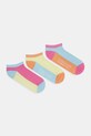 United Colors of Benetton skarpetki 3-pack 3-pack pomarańczowy 6AO507044.G.Seasonal