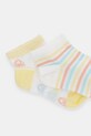Ponožky United Colors of Benetton 2-pak 6AO50703X.W.Seasonal žltá SS25