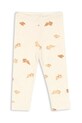 Konges Sløjd leggins din bumbac pentru copii MINNIE PANTS GOTS bumbac bej KS103560