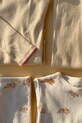 Konges Sløjd leggins din bumbac pentru copii MINNIE PANTS GOTS KS103560 bej