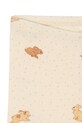 Băieți Konges Sløjd leggins din bumbac pentru copii MINNIE PANTS GOTS KS103560 bej