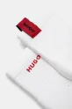 HUGO calzini in cotone pacco da 2 50531469 bianco SS25