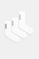 Шкарпетки BOSS 3-pack довгі шкарпетки білий 50531540