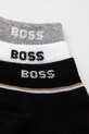 BOSS skarpetki 3-pack 50537527 czarny SS25