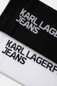 Κάλτσες Karl Lagerfeld Jeans 2-pack A1M47050 λευκό SS25