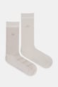 Calvin Klein calzini pacco da 2 semplice beige 701231365