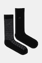 Calvin Klein calzini pacco da 2 semplice nero 701231365