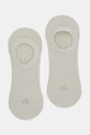 Κάλτσες Calvin Klein 2-pack κοντές κάλτσες μπεζ 701231366