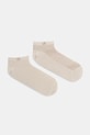 Ponožky Calvin Klein 2-pack hladký béžová 701232663