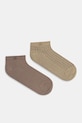 Ponožky Calvin Klein 2-pack krátké ponožky zelená 701233245