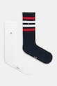 Tommy Hilfiger zokni 2 pár hosszúszárú zokni sötétkék 701232594