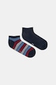 Κάλτσες Tommy Hilfiger 2-pack εμπριμέ σκούρο μπλε 701232934