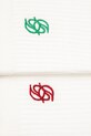 Шкарпетки Drôle de Monsieur La Chaussette D Miroir 2-pack G.SK124.CO024.MC білий SS25