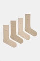 Κάλτσες Tommy Hilfiger λεπτό μοτίβο μπεζ 701235887
