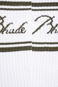 Čarape RHUDE Striped Script Logo RHPS25SO03117 bijela SS25
