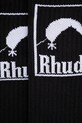 Ponožky RHUDE Moonlight Badge RHPS25SO06117 černá SS25