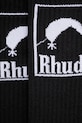Носки RHUDE Moonlight Badge RHPS25SO06117 чёрный SS25
