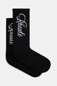 Čarape RHUDE Vertical Script visoke čarape crna RHPS25SO07117
