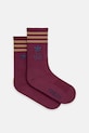 Ponožky adidas Originals x Brain Dead Sock dlhé ponožky burgundské JN2407