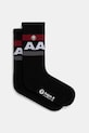 AAPE socks Main small print black AAPSOM5293XXN