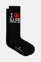 Ponožky A Bathing Ape Ilove bape dlouhé ponožky černá 1K80184004