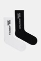 Karl Lagerfeld Jeans skarpetki 2-pack skarpetki długie czarny A1W47053