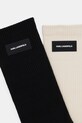 Κάλτσες Karl Lagerfeld 2-pack K/ESSENTIAL A1M47154 μπεζ SS25