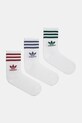 Шкарпетки adidas Originals 3-Stripes 3-pack довгі шкарпетки білий JI9471