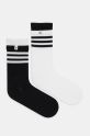 Κάλτσες adidas Originals 2-pack ψηλές κάλτσες μαύρο JC8874