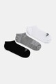 The North Face skarpetki 3-pack nadruk czarny NF0A8BRA3OW1