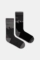 Jack Wolfskin ciorapi de bumbac Mount Multi 2-pack gri A63870