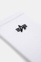 Alpha Industries calzini in cotone Basic Socks 3 Pack pacco da 3 156986 bianco SS25