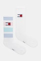 Κάλτσες Tommy Jeans 2-pack ψηλές κάλτσες τιρκουάζ 701232726