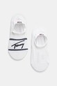 Ponožky Tommy Jeans 2-pack potisk bílá 701232733