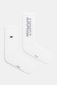 Nogavice Tommy Jeans 2-pack Visoke nogavice bela 701233338
