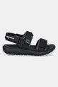 Karl Lagerfeld sandale din piele pentru copii Z30382.28.35 negru SS25