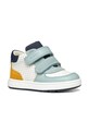 Dětské kožené sneakers boty Geox BIGLIA vysoký bílá B554DA.08522
