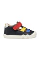 Kojenecké kožené sandály Geox STEPPIEUP B555WA.00085 námořnická modř SS25