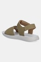 CHLAPEC Dětské nubukové sandály Geox LIGHTFLOPPY J45GQD.00032.28.35 zelená