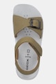 Dětské nubukové sandály Geox LIGHTFLOPPY zelená J45GQD.00032.28.35