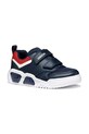Dětské sneakers boty Geox ILLUMINUS textilní námořnická modř J55GVA.014BU.32.35