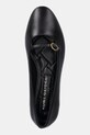 Шкіряні балетки Kurt Geiger London Flexi Ballerina чорний 3942400109.BLACK