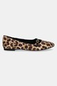 Kurt Geiger London velúr balerina Flexi Ballerina 3942439289.BROWN bézs SS25