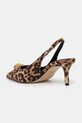 Încălțăminte Kurt Geiger London pantofi cu toc Belgravia Sling Back 9786939289.BROWN bej