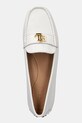 Lauren Ralph Lauren mocasini de piele Barnsbury alb 802852847024.100