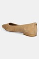 Obuwie Lauren Ralph Lauren baleriny zamszowe Londyn 802871265007.101 beżowy