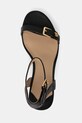 Шкіряні сандалі Lauren Ralph Lauren Melissah чорний 802959162001.001