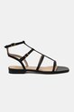 Lauren Ralph Lauren sandały skórzane Everley Gldr 802959977001.001 czarny SS25