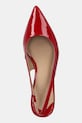 Lauren Ralph Lauren bőr tűsarkú Lolah II piros 802959210002.600