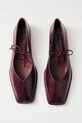 Alohas balerini de piele Sway S00191.16 burgundia